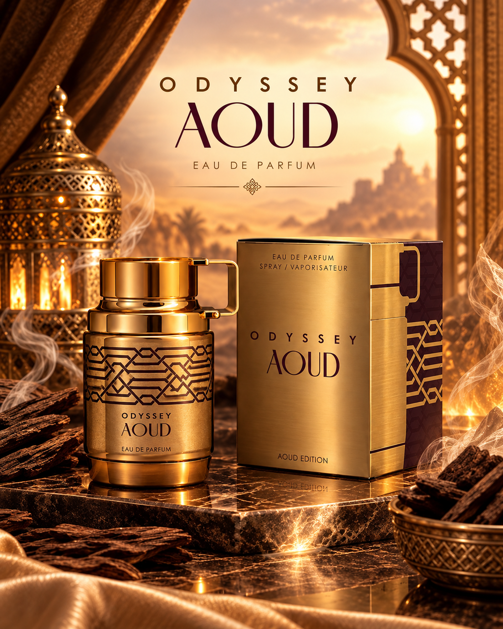 Armaf Odyssey Aoud Eau de Parfum 100 ml - Profumo Uomo / Unisex