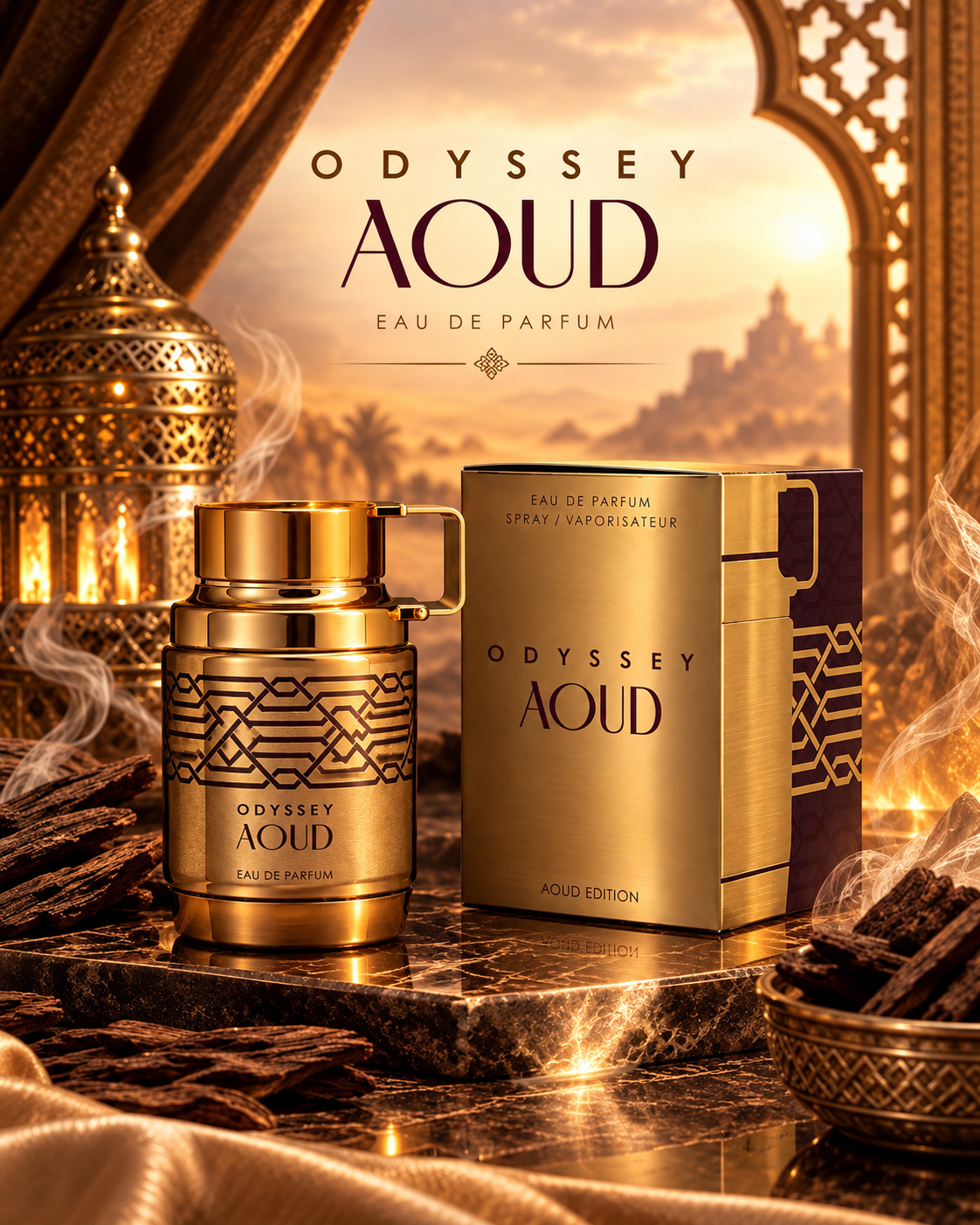 Armaf Odyssey Aoud Eau de Parfum 100 ml - Profumo Uomo / Unisex