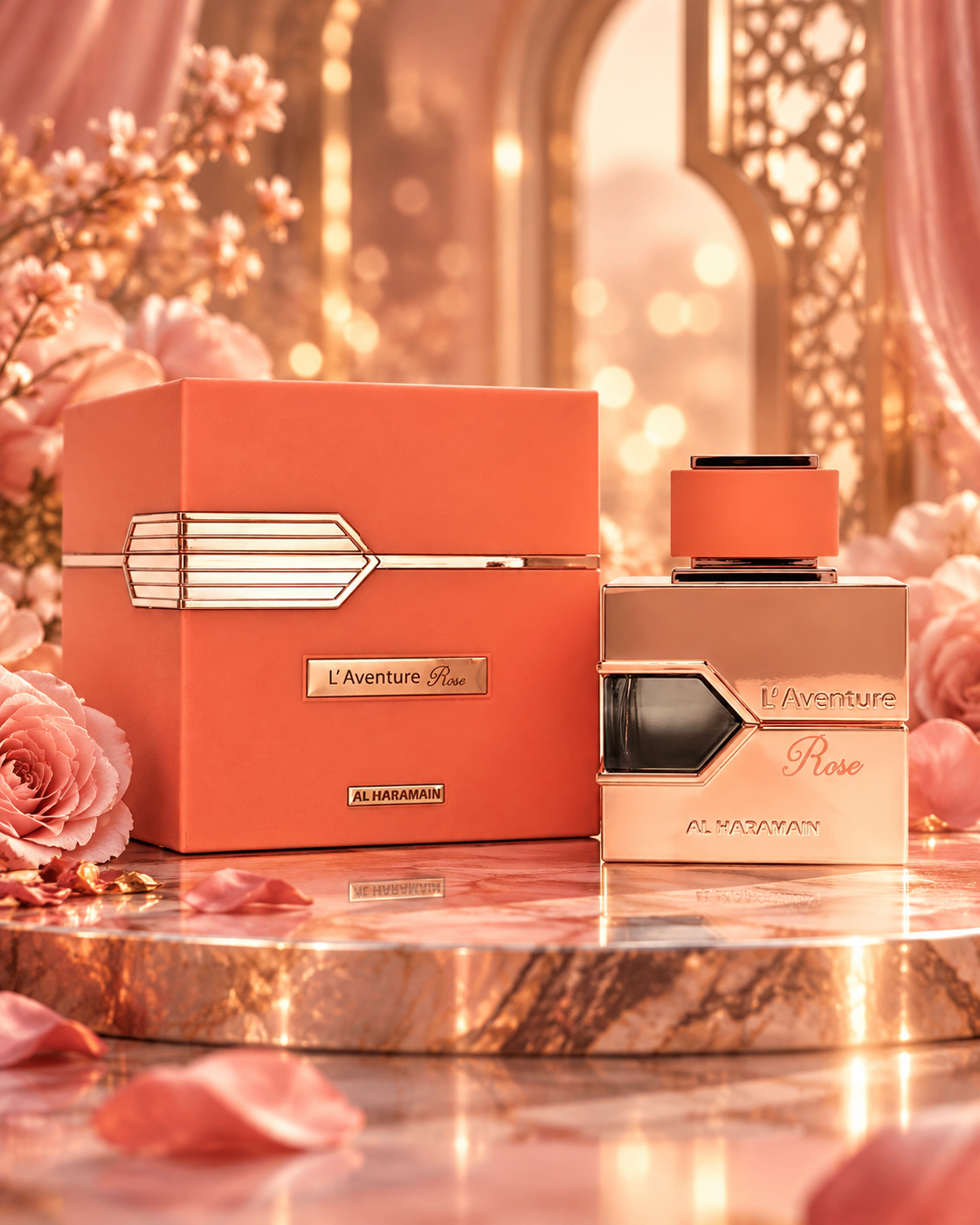 Al Haramain L'Aventure Rose Eau de Parfum 100ml - Profumo Donna Floreale e Ambrato
