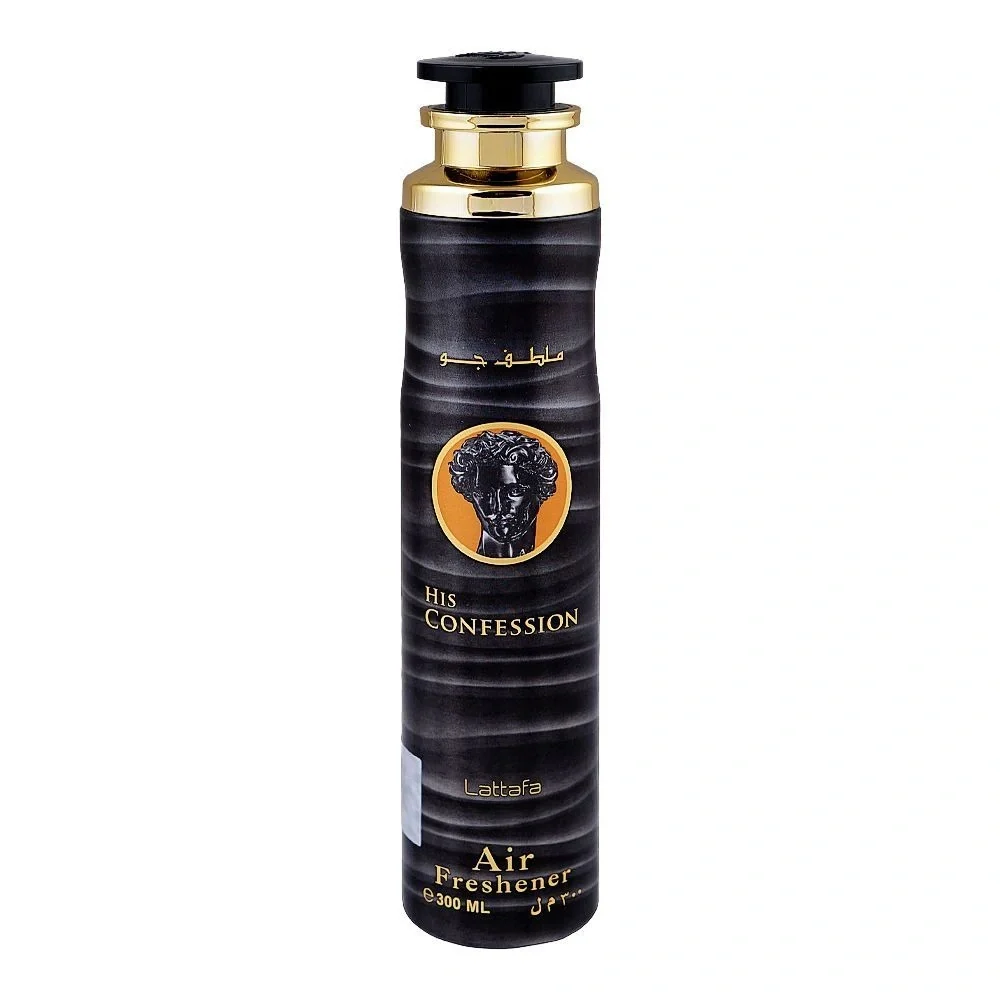 Lattafa His Confession Deodorante per ambienti 300 ml  Fragranza maschile