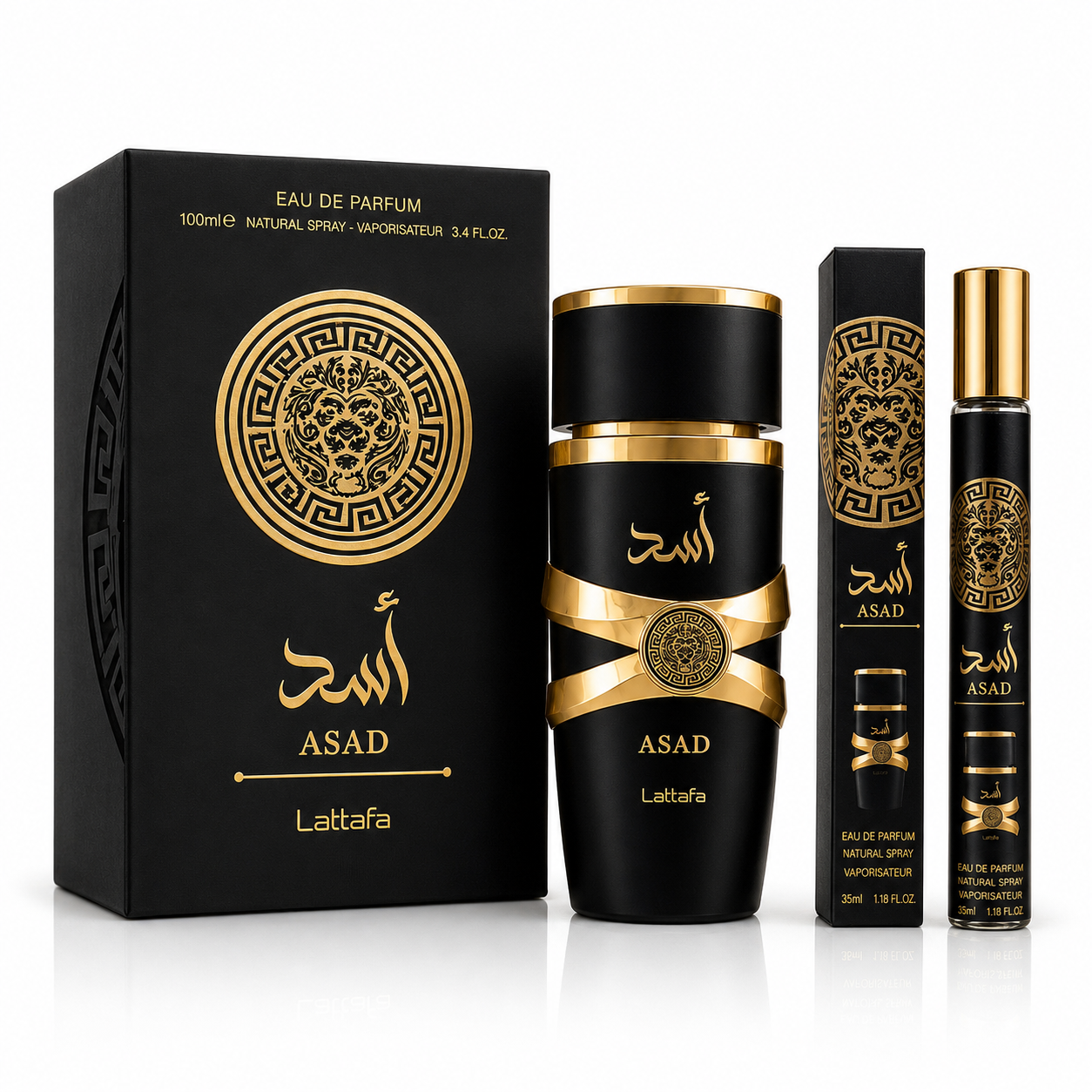 Lattafa Asad EDP 35ml – Il Profumo Sensuale dalle Note Dolci e Legnose