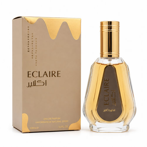 Eclaire Eau de Parfum 50ml - Profumo Arabo Donna Gourmand al Caramello e Latte