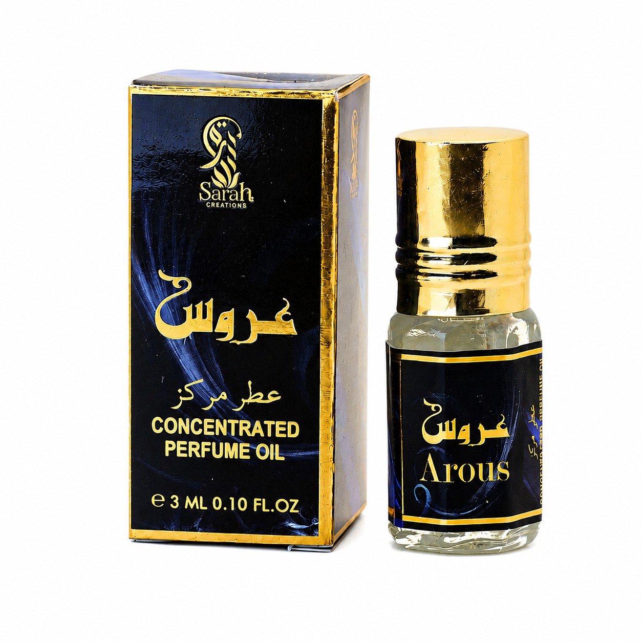 Olio Profumato Concentrato Arous 3ml - Attar Arabo Roll-on / Dipstick Unisex